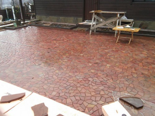  Песчаник брусчатка (Готика) art PSK-L-01  купить в Москве    2600 руб/кв.м    фото 